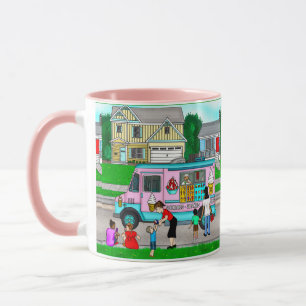 A Hot Summer Day   A Whimsical Illustration Mug