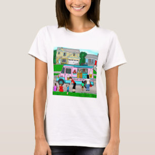 A Hot Summer Day   A Whimsical Illustration T-Shirt