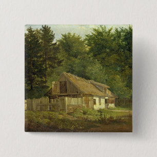 A House in the Frederiksdal Forest near 15 Cm Square Badge