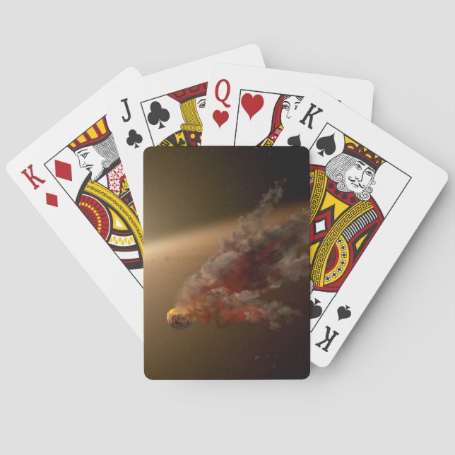 A Huge Eruption Around Star Ngc 2547-Id8. Playing Cards (Back)