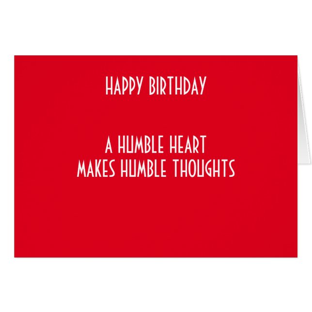 A HUMBLE HEART (Front Horizontal)