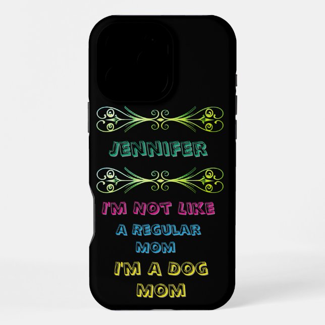 A humourous declaration of canine devotion iPhone case (Back)