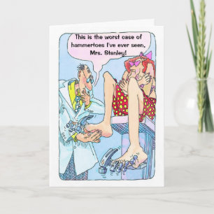 A Humourous Get Well Card Hammertoes