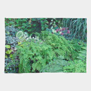A Hundred Shades of Green-Green is Beautiful Tea Towel