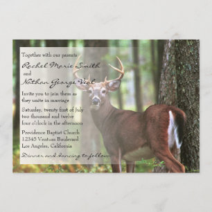 A Hunter's Wedding Invitation