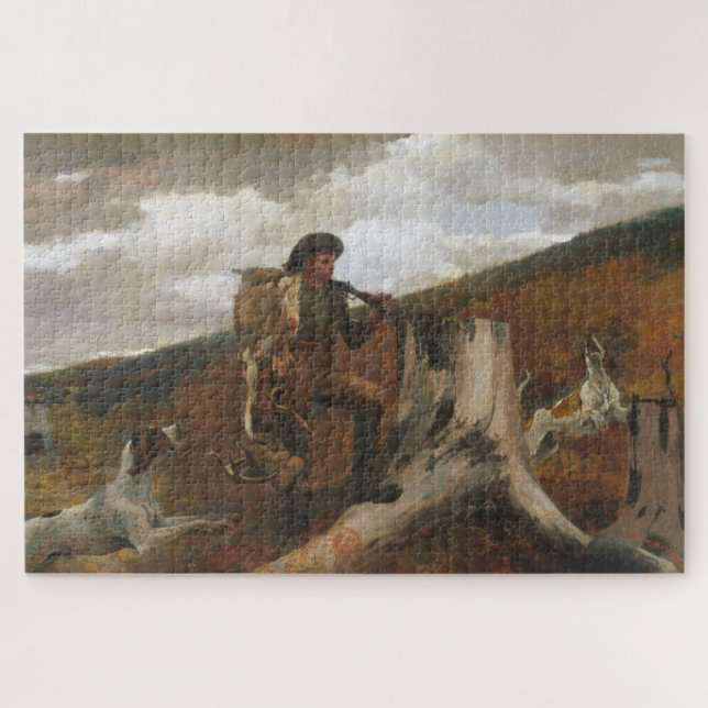 A Huntsman and Dogs Jigsaw Puzzle (Horizontal)