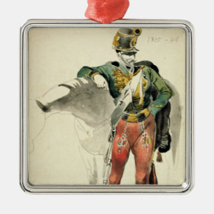 A Hussar of the 9th Regiment Metal Tree Decoration