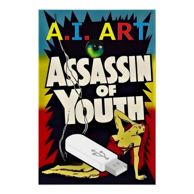A.I. Art - Assassin of Youth Poster (Front)