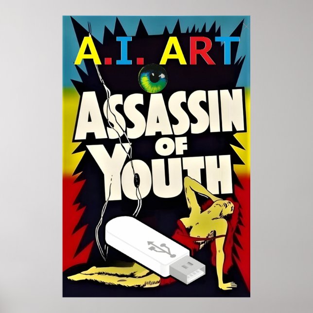 A.I. Art - Assassin of Youth Poster (Front)