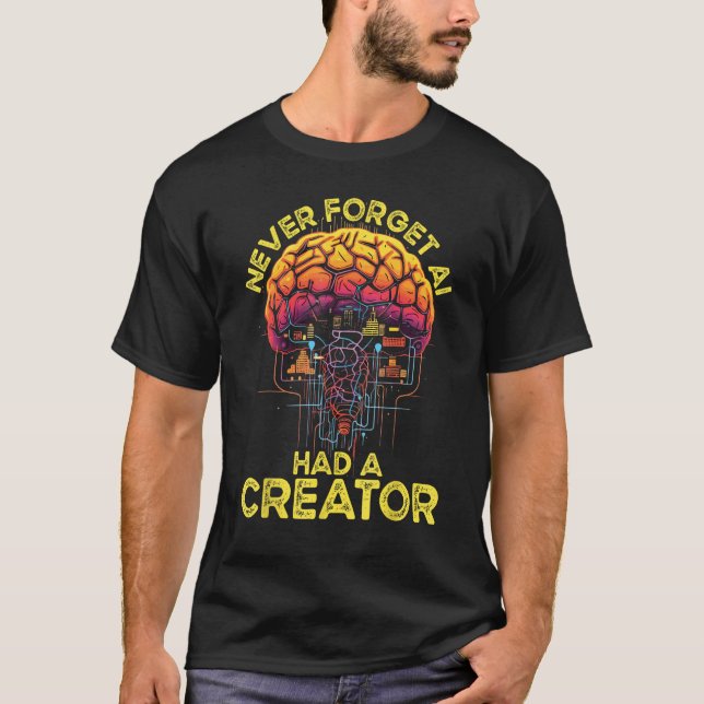 A I Artificial Intelligence Robot Robotics Deep Le T-Shirt (Front)
