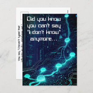 A.I. Essentials Power Of Intelligent Databases AI Holiday Postcard