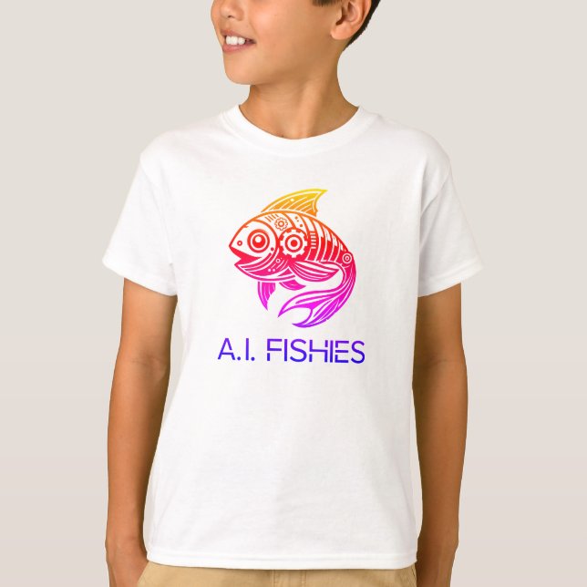 A.I. Fishies Colour Splash Shirt (Front)