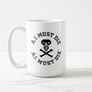 A.I. Must Die™ Logo Mug (College Font)
