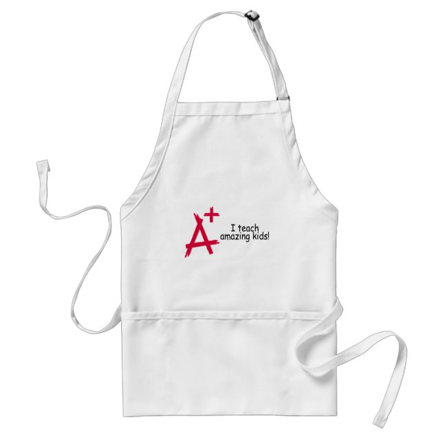 A+ I Teach Amazing Kids Standard Apron (Front)