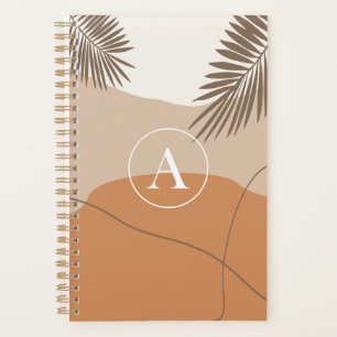 A - Initial Monogram Letter A Abstract Design Planner