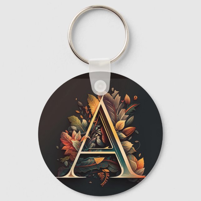 A.initials Key Ring (Front)