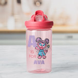 A is for Abby Cadabby | Add Your Name Water Bottle<br><div class="desc">Stay hydrated in magical style with this personalised Sesame Street-themed water bottle featuring Abby Cadabby. Highlighting the letter "A" and customisable with your name, this colourful and playful design is perfect for school, sports, or outings. A whimsical way to add a touch of Abby Cadabby charm to your everyday essentials....</div>