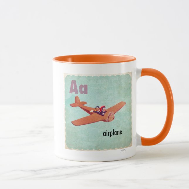 A is for Aeroplane Mug (Right)