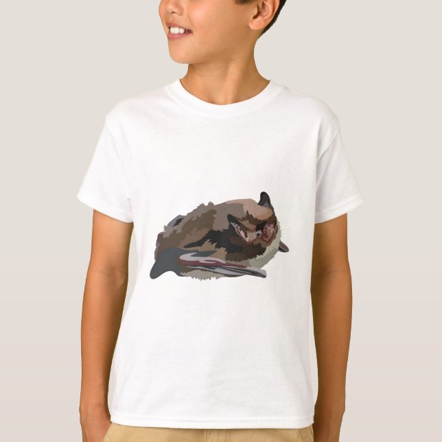 A is for Alcathoe Bat  T-Shirt (Front)