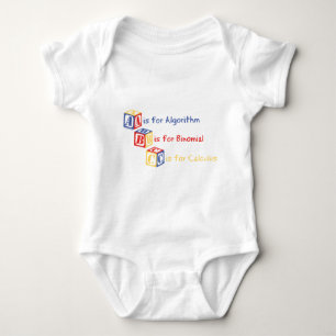 A is for Algorithm Baby Bodysuit