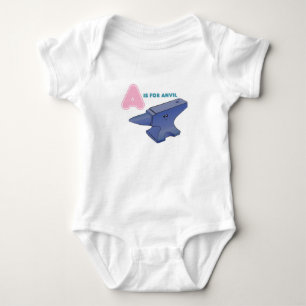 A is for Anvil Baby Bodysuit