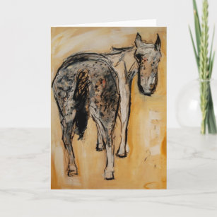 A is for Appaloosa greeting card