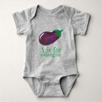 A is for Aubergine Eggplant Vegetable ABCs 