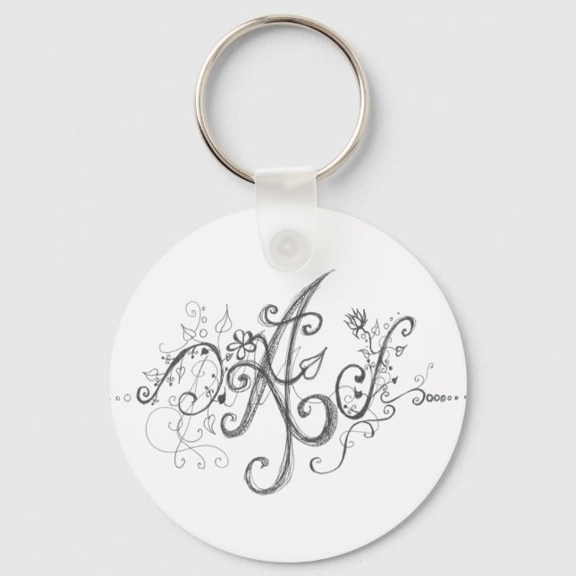 A is for key ring (Front)