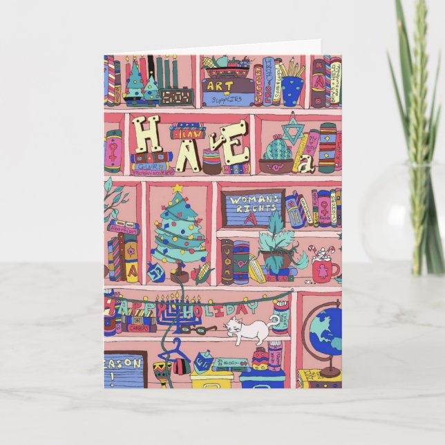 A is For Kiara Moreno Holiday Card (Front)