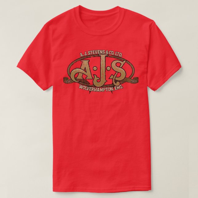 A J Stevens Co Ltd 1909 T-Shirt (Design Front)