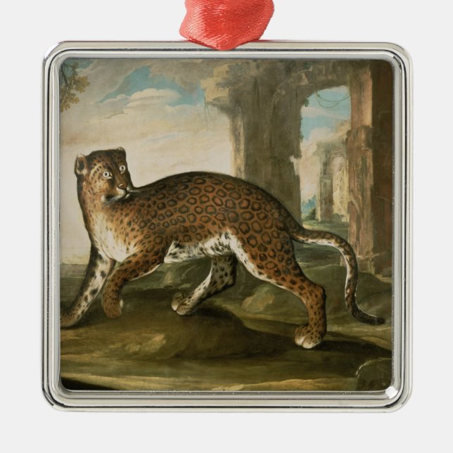 A Jaguar Metal Tree Decoration (Front)