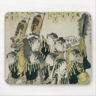 A Japanese Orchestra, Tosa School Mouse Pad