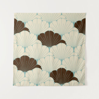 a Japanese style seamless tile with exotic foliage Tapestry