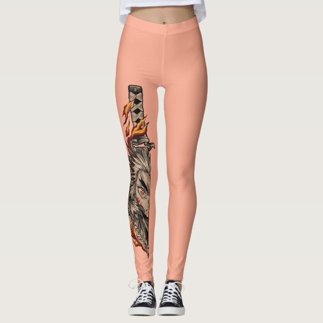 A Japanese-style sword (katana or similar) with a  Leggings (Front)