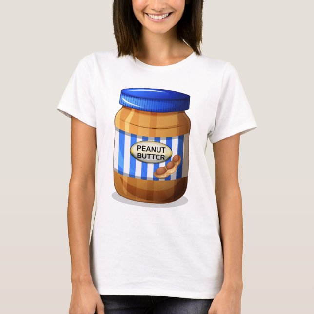 A jar of peanut butter T-Shirt (Front)