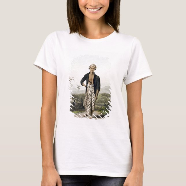 A Javan of the Lower Class, plate 2 from Vol. I of T-Shirt (Front)