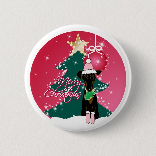A Jazzy Christmas 6 Cm Round Badge (Front)