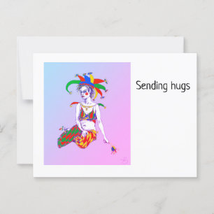 A Jester Poster Postcard