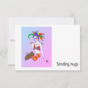 A Jester Poster Thank You Card