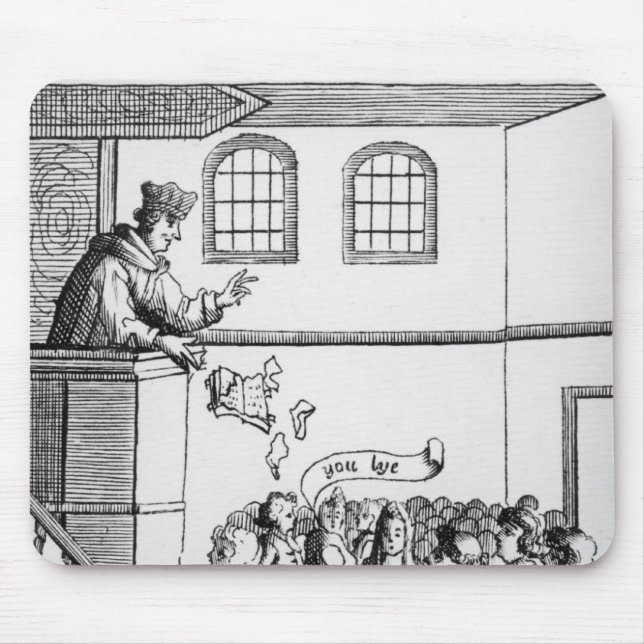 A Jesuit Preaching Against Our Bible Mouse Pad (Front)