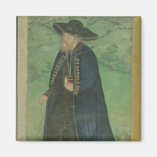 A Jesuit priest, inscribed in Persian: 'Jahangir S Magnet