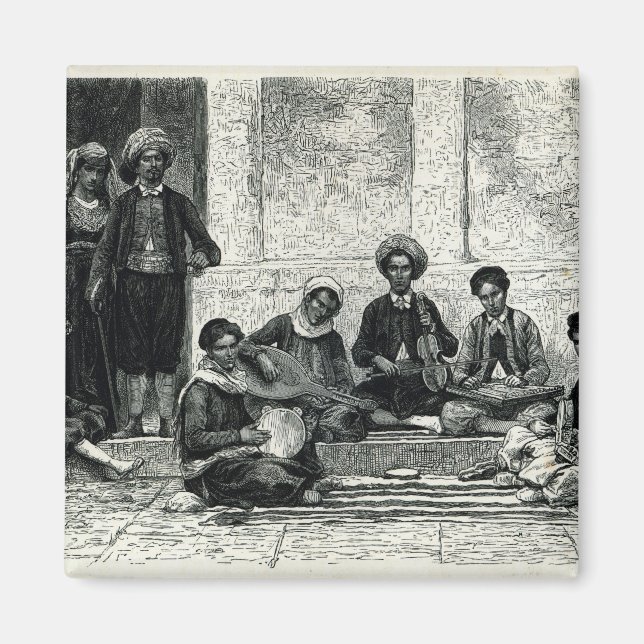 A Jewish Concert: Tlemcen Magnet (Front)
