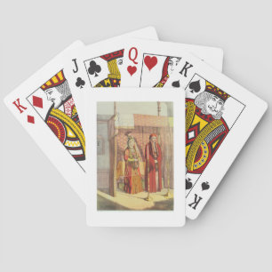 A Jewish Marriage, engraved by Charles Parsons, 18 Playing Cards