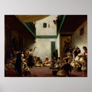 A Jewish wedding in Morocco, 1841 Poster