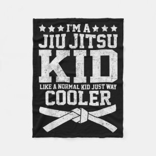 a Jitsu Kid Funny BJJ Grappling MMA Brazilian Fleece Blanket