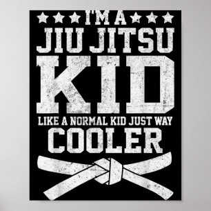 a Jitsu Kid Funny BJJ Grappling MMA Brazilian Poster
