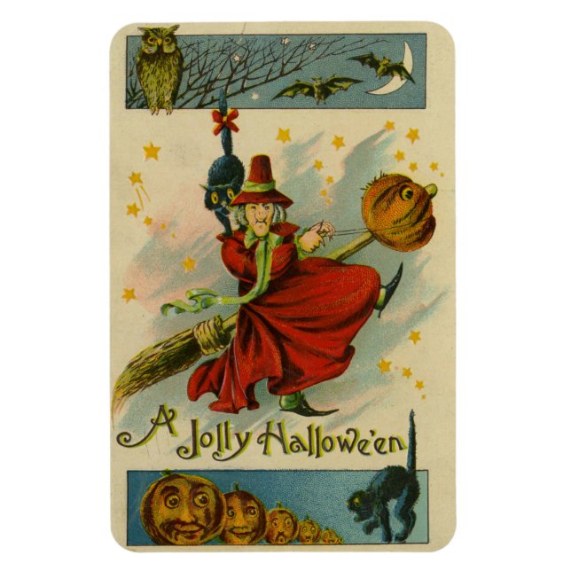 A Jolly Halloween Magnet (Vertical)