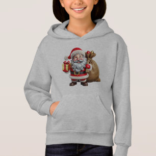 A jolly Santa Claus with rosy cheeks,T-Shirt