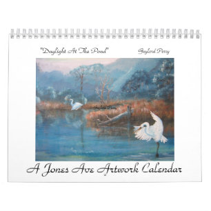 "A Jones Ave Artwork - Gaylord Perry" Calendar