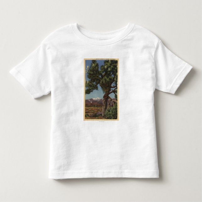A Joshua Palm in Bloom in Californian Desert Toddler T-Shirt (Front)